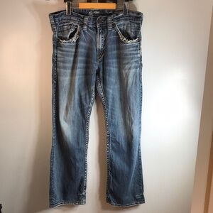 Silver Jeans Men's Straight Jeans - Blue